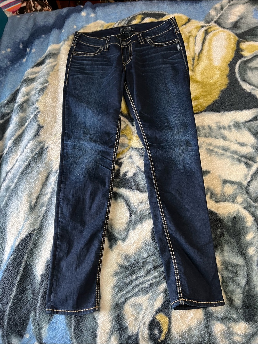 Silver Jeans Dark Indigo Skinny Women's Jeans